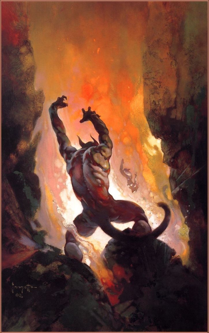 Frank Frazetta Fire Demon